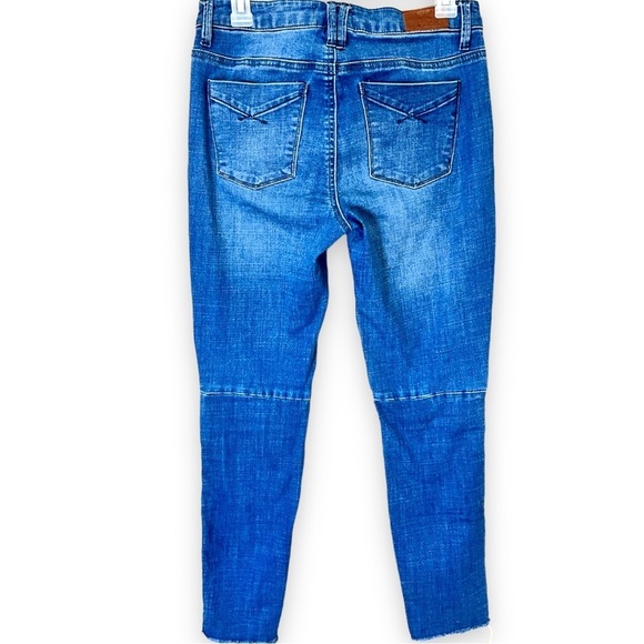 Unpublished raw hem rivets skinny stretch jeans size 27 - Picture 2 of 3